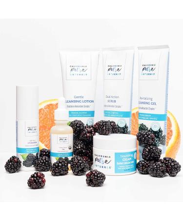 CPN California Pure Naturals Revitalizing Cleansing Gel - Vegan Face Wash with Orange Peel & Calendula for Sensitive Skin - 4oz - Buy Online on GoSupps.com