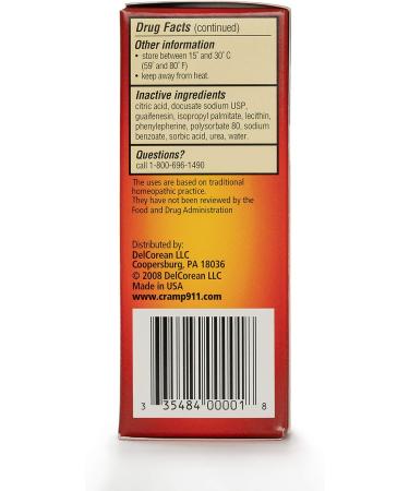 Cramp 911 Muscle Relaxer Pain Relief Cream - Roll-on Lotion 0.71 oz - Fast Relief for Muscle Cramps and Sore Muscles - Buy Online on GoSupps.com