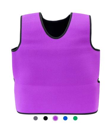 Special Supplies Sensory Compression Vest Deep Pressure Comfort for Autism, Hyperactivity, Mood Processing Disorders, Breathable, Form-Fitting, Kids and Adults (Purple, X-Small 14x24 inches) Purple X-Small (Pack of 1)