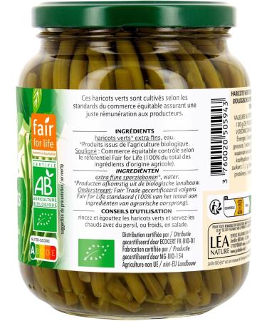 Jardin BiO tic - Hand-picked green beans with no added salt 660 g (Packaging may vary) - Buy Online on GoSupps.com