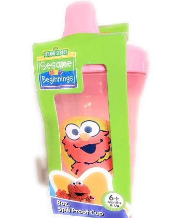 Sesame Street Elmo Pink 8oz. Spill Proof Cup | Sesame Beginnings | Shop Now - Buy Online on GoSupps.com