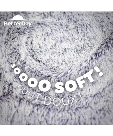 BetterDay Hot Water Bottle with Hood - 2L Fluffy Cover British Standard Natural Rubber Perfect for Comfort & Warmth - Shop Now! - Buy Online on GoSupps.com