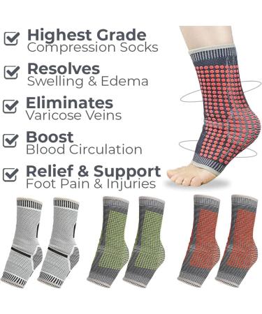 Neocare Anti Ankle Edema Socks - XL 6pcs Green - Buy Online on GoSupps.com