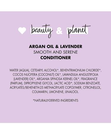 Love Beauty and Planet Argan Oil & Lavender Dry Hair Conditioner - Frizz Control - 32.3 oz - Buy Online on GoSupps.com