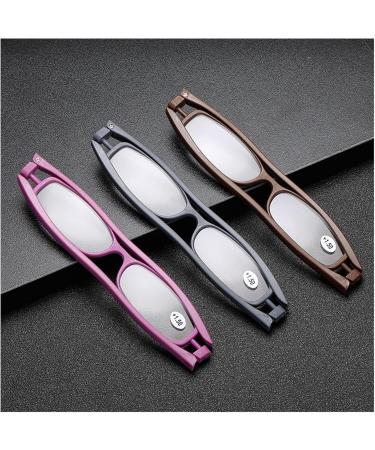Buy Iynwbjts 360 Rotatable Reading Glasses - Foldable Fashion Glasses for Men & Women | 2.50 Red Box Size for Comfortable Reading - Buy Online on GoSupps.com