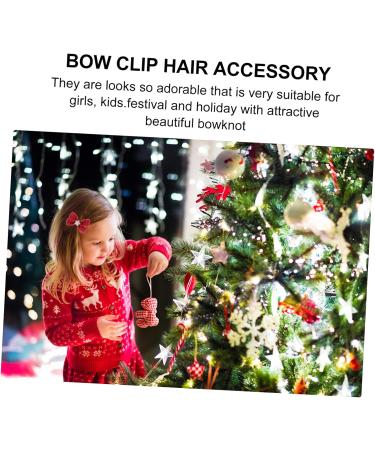 minkissy 4 Pairs Bow Tie Bowknot Hair Ropes Hair Accessories for Kids Ponytail Hair Clip Baby Bows Alligator Hair Clips for Bows Christmas Ponytail Holder Christmas Bowknot Hair Tie Girl - Buy Online on GoSupps.com