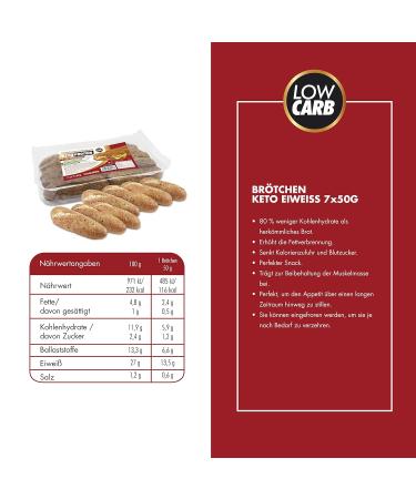 Keto Protein Multi-Grain Rolls - High Fiber Low Carb Sugar-Free Snack (3 Packs of 390g) - Protein-Rich Keto-Friendly Multi-Seed Rolls - Buy Online on GoSupps.com