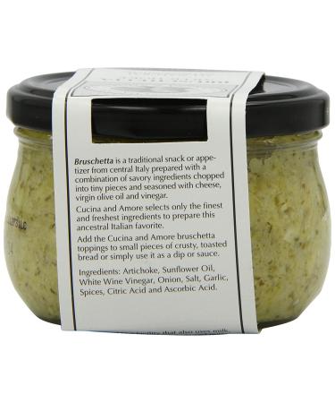 Cucina & Amore Artichoke Bruschetta 7.9oz (Pack of 6) - Delicious Mediterranean Flavor - Buy Online on GoSupps.com