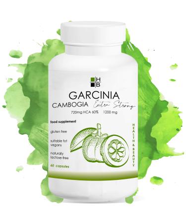 GARCINIA CAMBOGIA extra strength HB | 1200 mg | 720 mg HCA | 60 capsules | Italian product