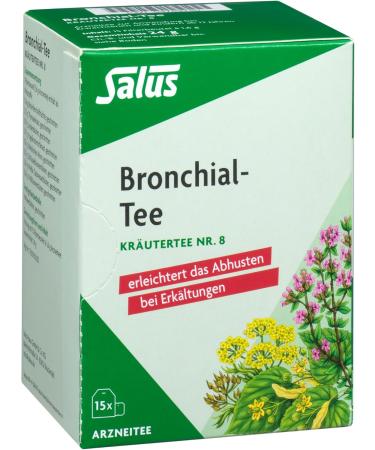  Salus Bronchial tea herbal tea no. 8 15 FB (24 g) - Buy Online on GoSupps.com