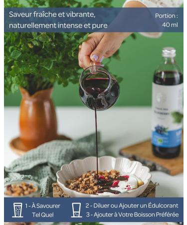 Jus de myrtille sauvage bio LOOV 100% pur jus press froid sans sucre ni eau ajout s sans concentr 6 bouteilles en verre de 500 ml - Buy Online on GoSupps.com