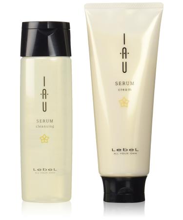 Revel Io Serum cleansing shampoo 200mL & cream treatments 200mL set Lebel iau SERUM