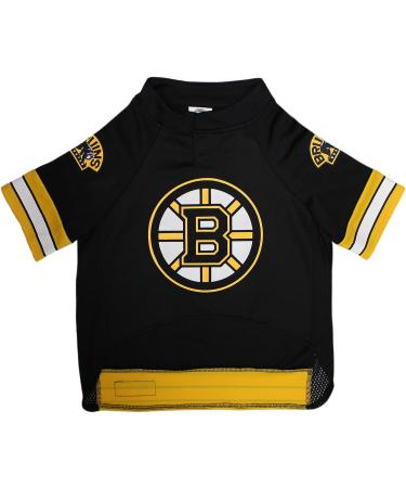 NHL Boston Bruins Jersey for Dogs & Cats - Small | Officially Licensed Pet Apparel for Your Furry NHL Fan - Buy Online on GoSupps.com
