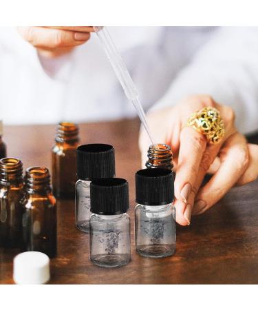 CIIEEO 50 Pack Refillable 5ml Plastic Oil Sample Bottles with Screw Caps - Empty Lotion & Soap Containers for eCommerce Shipping - Buy Online on GoSupps.com