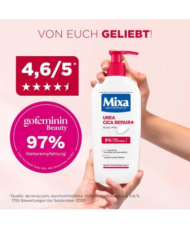 Mixa Urea Cica Body Lotion - xx-large pack - 400ml - Buy Online on GoSupps.com