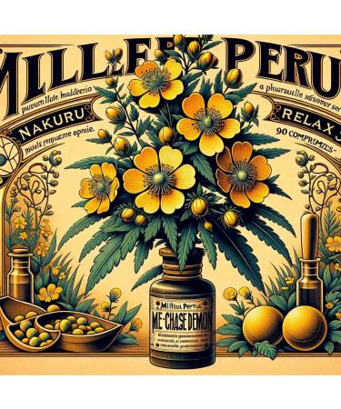 NAKURU | St. John's Wort | Relax Range | Made in France | The Demon Hunt! | (90 Tablets of 500mg / Net Weight: 45g) - Buy Online on GoSupps.com