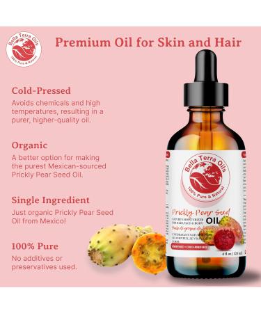 Prickly Pear (Cactus) Seed Oil. 236ml. 100% Pure. Cold-pressed. Unrefined. 150% more Vitamin E than Argan Oil! Lightweight. Natural Moisturizer. 236 ml (Pack of 1) - Buy Online on GoSupps.com
