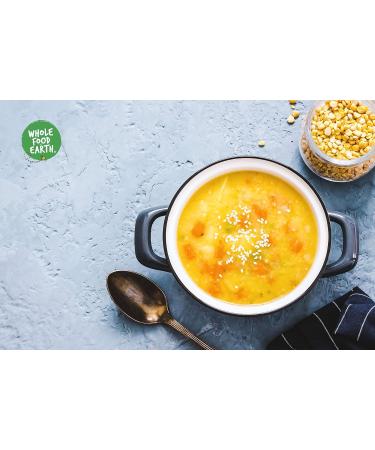 Wholefood Earth Organic Yellow Split Peas 1kg GMO Free | Vegan | High Fibre | High Protein | Certified Organic - Buy Online on GoSupps.com