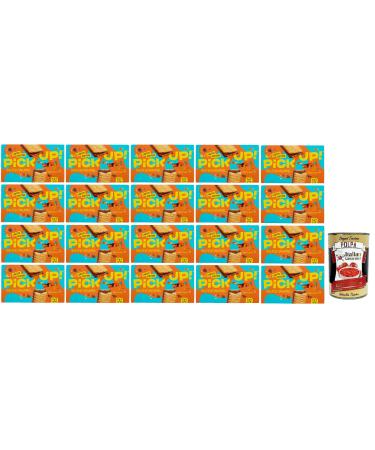 Italian Gourmet E.R. Pick Up 20 Milk Chocolate Bars with Salted Caramel in a Double Biscuit Pack of 128 g Each Pack Contains 4 Cookies of 28 g + Polpa di Pomodoro Italian Gourmet Polpa di