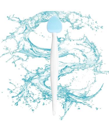 Nose Cleansing Fine Brush | Face Scrubber Handheld Double-Sided Skincare Remover Tool - Pore Cleansing Blackhead Brush Nose Scrubber for Bedroom Rowces D Blue - Buy Online on GoSupps.com