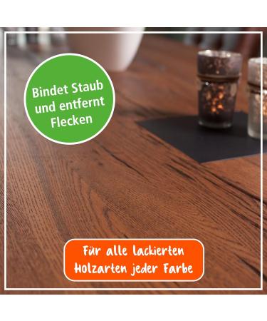 Poliboy Furniture Care - Intensive Care for Painted Wood 400 ml (2x200 ml) - Protective & Refreshing - Color Neutral - Includes Cotton Cloth - Made in Germany - Buy Online on GoSupps.com