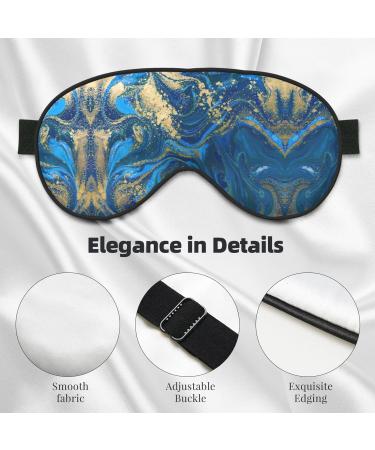 Buy SSIMOO Abstract Marble Light-Blocking Eye Mask | Ultra-Soft Comfortable Sleep Mask for International Shipping - Buy Online on GoSupps.com
