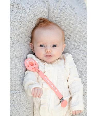 BELLA TUNNO Signature Pacifier Clip - Fun Sayings Silicone Holder for Baby Pacifiers - BPA Free Universal Fit - Buy Online on GoSupps.com