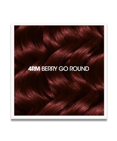 All About Curls 4RM Berry-Go-Round Permanent Hair Color for Curly Hair - Light Brown with Violet-Red Undertone 100% Grey Coverage Nourishes & Protects Curls - Buy Online on GoSupps.com