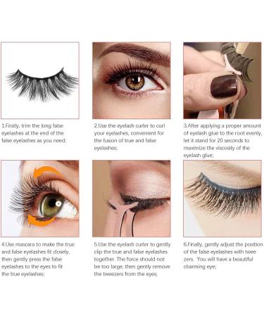SUQ 3D False Eyelashes Set - 5 Pairs Reusable Handmade Waterproof | No Adhesive Required - Buy Online on GoSupps.com