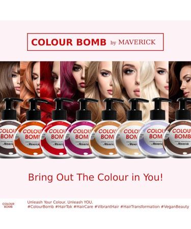 Colour Bomb Violet Power 250 ml Colour Depositing and Cream Conditioning Hair GlazeConditioner Tijdelijk Colour Refresh Treatment No Mix Vegan Friendly No AmmoniaPeroxide - Buy Online on GoSupps.com