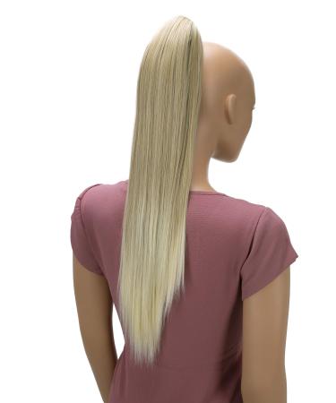 CAISHA 60 cm smooth ponytail with butterfly clamp hair part braid Heat -resistant hair extension light blond mix H623 light blonde mix #16t613 H623