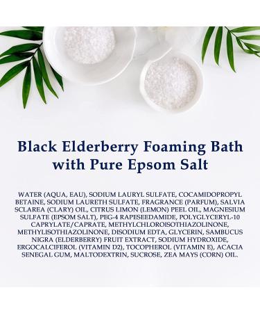 Dr Teal's Foaming Bath Black Elderberry with Vitamin D 34 fl oz - Pack of 4 - Buy Online on GoSupps.com