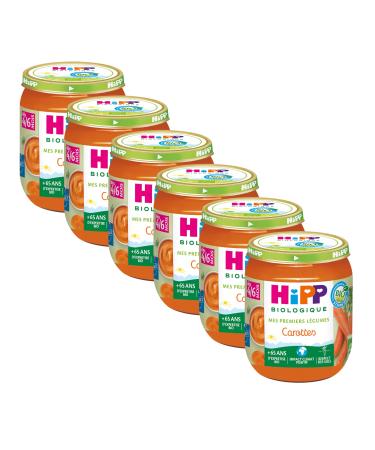 HiPP Organic Carrots Jar 125 g - Pack of 6