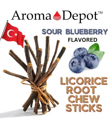 Aroma Depot White Cake 8 oz. Flavored Licorice Root Chew Sticks - 100% Pure Natural - Oral Health & Fresh Breath - Individual Sticks 6.5-7 inches - Glycyrrhiza Glabra from Turkey - Buy Online on GoSupps.com