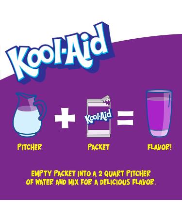 Kool-Aid Unsweetened Caffeine Free Grape Zero Calories Powdered Drink Mix - 1 Pitcher Packet - Buy Online on GoSupps.com
