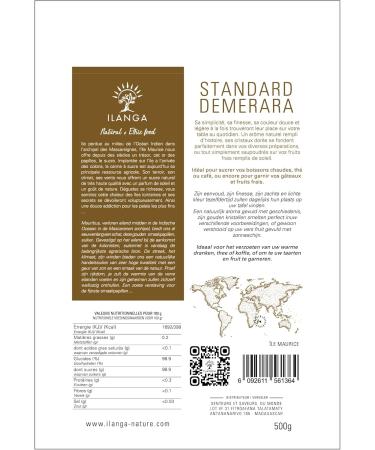 Sucre de Canne Standard Demerara 500g - Buy Online on GoSupps.com