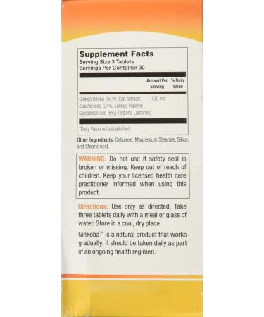 Ginkoba Memory 90 Tablets - Boost Cognitive Function and Mental Clarity - Buy Online on GoSupps.com