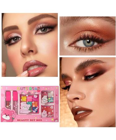 Trousse De Maquillage Femmes Set De Cosm tiques Avec Palette De Fards Paupi res Rouge L vres Blush | Kit De Beaut Visage Pour Voyage Maison En Plein Air cole Petite Amie pouse Amie S ur - Buy Online on GoSupps.com