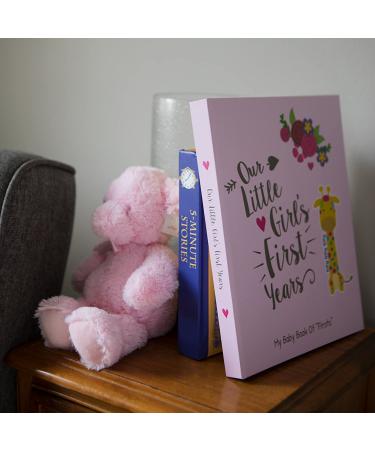 Ronica Memory Book for Baby Girl - Photo Album & Scrapbook | Keepsake for New Parents - Giraffe Design - Buy Online on GoSupps.com