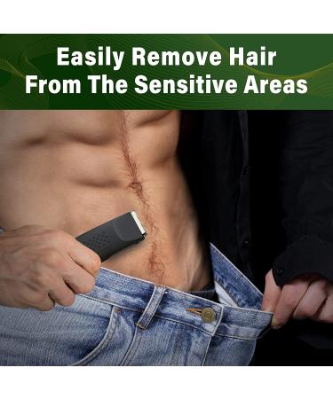 Men's Electric Groin Hair Trimmer & Body Groomer - Waterproof Wet/Dry Clippers for Ultimate Male Hygiene - USB Charging - Buy Online on GoSupps.com