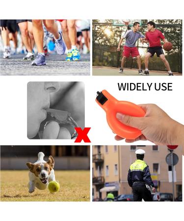 Zhujiehigh 2-Piece Hygienic Hand Whistle Set - Sports Referee Dog Training & Coaching Accessories | Trill Whistles for Coaches & Teachers - Buy Online on GoSupps.com