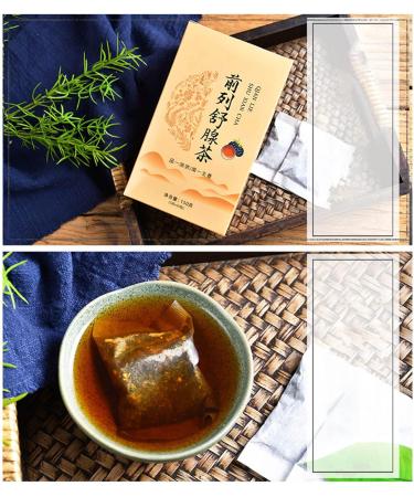 LIZEALUCKY Prostate Tea Individual Package Portable Prostate Health Tea for Men Male Digestion Support After Meals 30 X Biodegradable Tea Bags - Buy Online on GoSupps.com