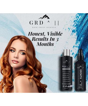 Hair Growth Shampoo & Hair Serum by GRD Hair UK Biotin Argan Oil Allantoin Rosemary Niacinamide Lupin. Male & Female Hair Loss Products. Folic + - Growth + - Buy Online on GoSupps.com