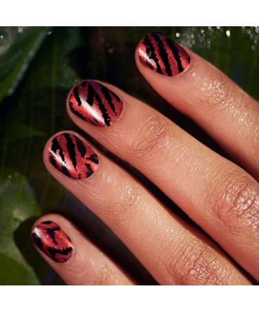 Color Street Prey-monition Nail Strips - Eat Prey Love, 16 Count (Pack of 1) Red & Orange - Buy Online on GoSupps.com