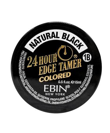 Ebin New York Colored Edge Tamer 3 Pack - 0.5 oz Natural Black with Argan Oil & Castor Oil - Buy Online on GoSupps.com