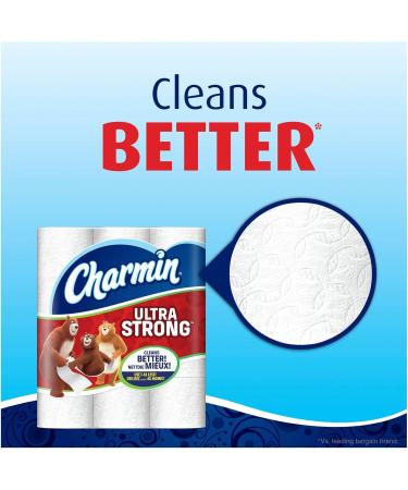 Charmin Ultra Strong Toilet Paper Double Roll Bonus Pack 12 Count - Buy Online on GoSupps.com