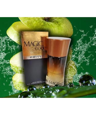 POUR HOMME MAGIC CODE PRIVE EAU DE TOILETTE 3.4 FL. OZ. Amber Spicy fragrance for Men. - Buy Online on GoSupps.com