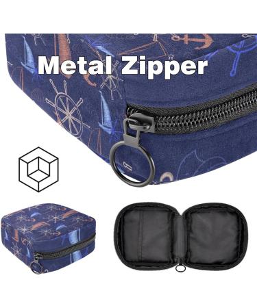 Javenproeqt Women's Bonds Organizer - Reusable First Period Pocket Large Size 17x17x12cm Multi-Colored Tropical Leaves - Perfect for Girls & Women - Buy Online on GoSupps.com