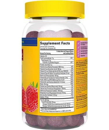 Nature Made Prenatal Gummies with DHA and Folic Acid - 60 Gummies, 30 Day Supply - Buy Online on GoSupps.com