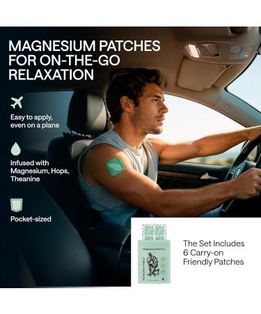 Pure Magnesium Oil Spray for Feet and Whole Body - Muscle Soothing Natural Deodorant - Topical Magnesium Spray for Sleep Support and Relaxation - Mist Bottle 8.45 Fl Oz 6 Patches Green tea - Buy Online on GoSupps.com